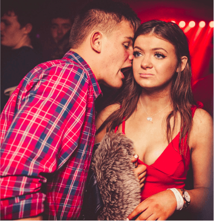 Unimpressed Nightclub Girl